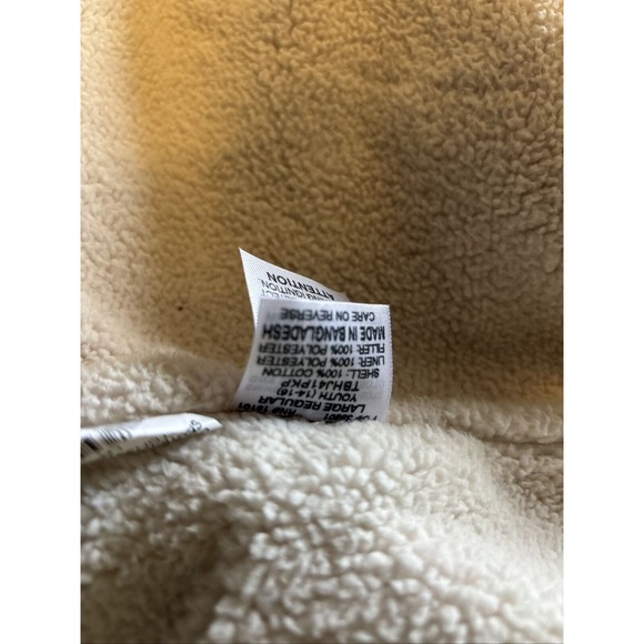 CE Schmidt Workwear Youth Girls Full Zip Hooded‎ Jacket Size L 14-16 Pink Fleece - Picture 6 of 7